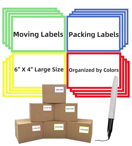 4x6 large moving labels for - 4x6,