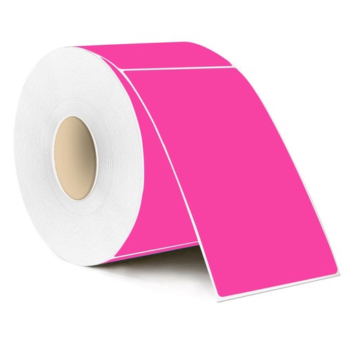 Rectangle neon colored - 3"x5",