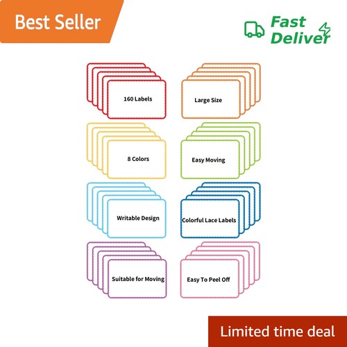 160 pcs moving labels for - 160,