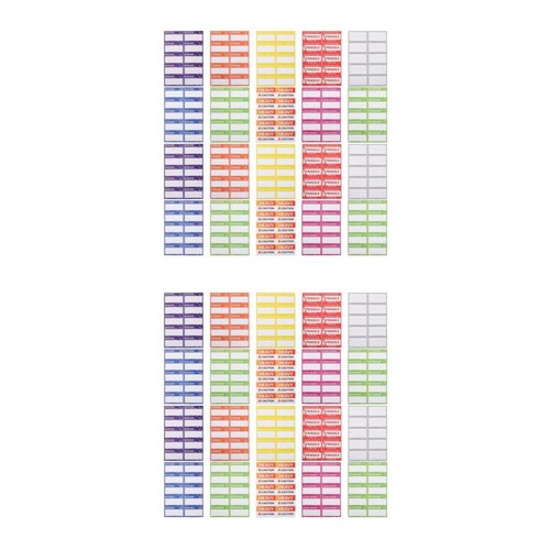 Label stickers box - 2, marker
