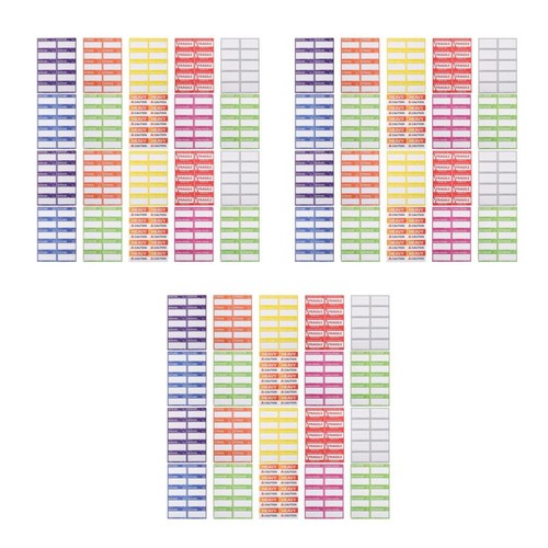 Pieces moving label stickers - 3,