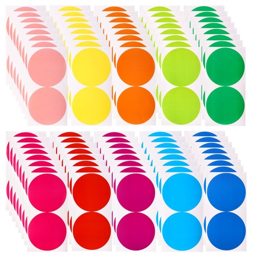 120 large round stickers for - round,