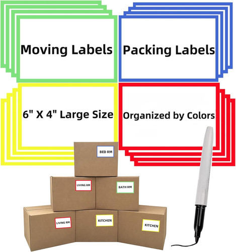 4x6 large moving labels - moving,